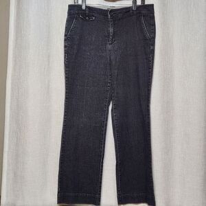 Dockers Collection Denim Jeans Ideal Fit Dark Blue Women's 12